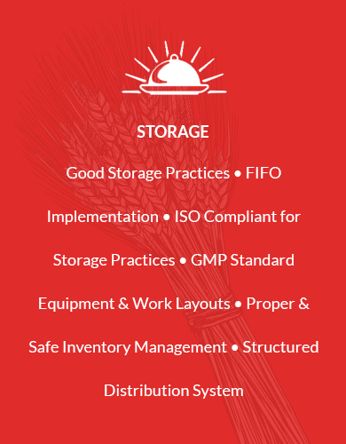 RFSPL Food Storage Standards